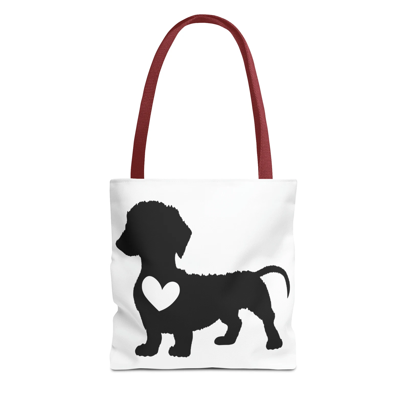 Dachshund Dog with a Heart Tote Bag (AOP)