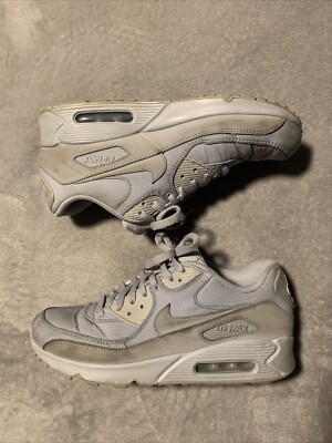 Nike Air Max 90 Essential Wolf Grey Shoes Mens 10 537384-068