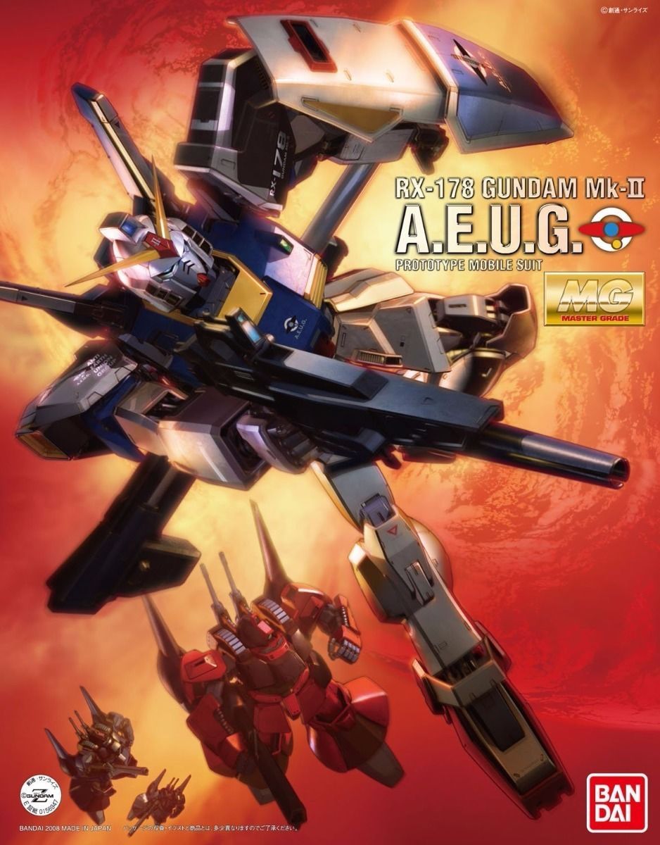 BANDAI MG 1/100 RX-178 GUNDAM Mk II A.E.U.G Ver 2.0 HD COLOR BANDAI MG 1/100 RX-178 GUNDAM Mk II A.E.U.G Ver 2.0 HD COLOR