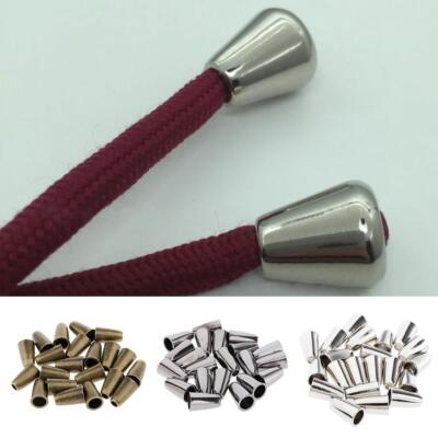 20 Stück Form Stopper Schnurverschluss Enden ohne Deckel Knebelclip