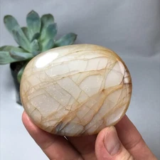 75mm Natural orange moonstone polish/rough Crystal specimens Mineral 134g g6677