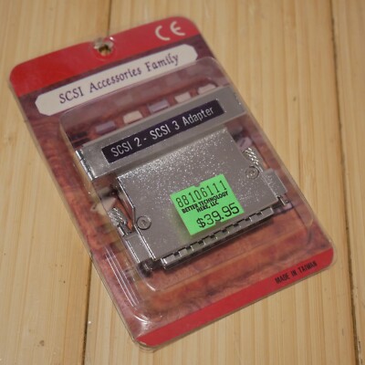 NOS Vintage - SCSI-2 to SCSI-3 M-F 68 pin Adapter
