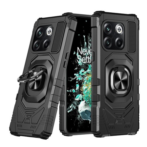 For OnePlus 10T 5G Case Shockproof Ring Stand Phone Cover with Tempered Glass - Picture 3 of 29
