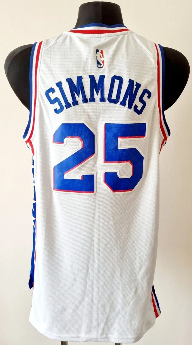 Philadelphia 76ers Sixers NBA Nike Jersey 25 Simmons size 52