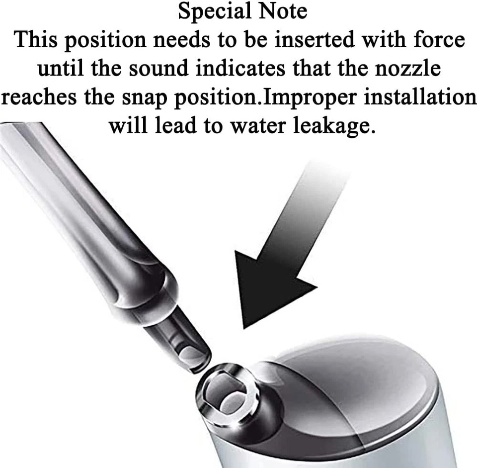 AirFloss para Philips SonicarePRO/Ultra HX8340 hilo dental con cargador HX8332 Foto 3 de 4