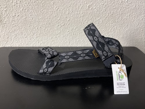 TEVA Mens Durabrasion Rubber Sandals Canyon Black Grey 13 192410705962 |  eBay