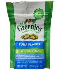 Feline Greenies Smartbites Natural Treats for Cats, Tuna. 2.1 oz EXP 3/2024