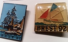 Pin's Brest lot de 2 pins