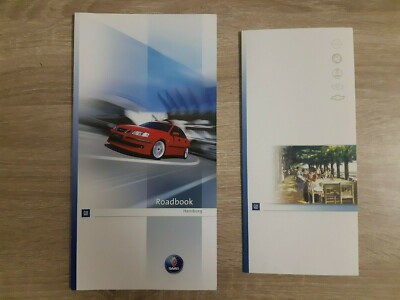 SAAB 9-3 93 Limousine Road Book 2003+ Pressemappe Press Kit Test Drive Hamburg 