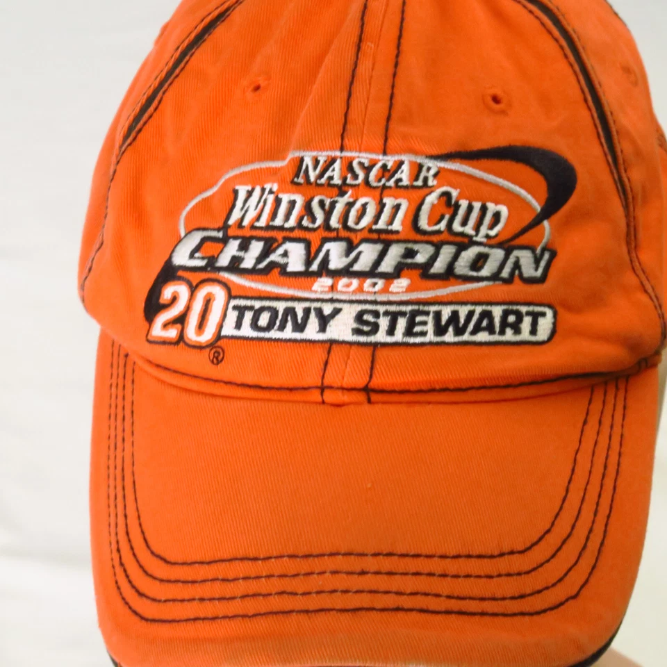 Gorra NASCAR Tony Stewart Persecución Auténtica Copa Winston Campeón Home Depot 2002 Foto 2 de 4