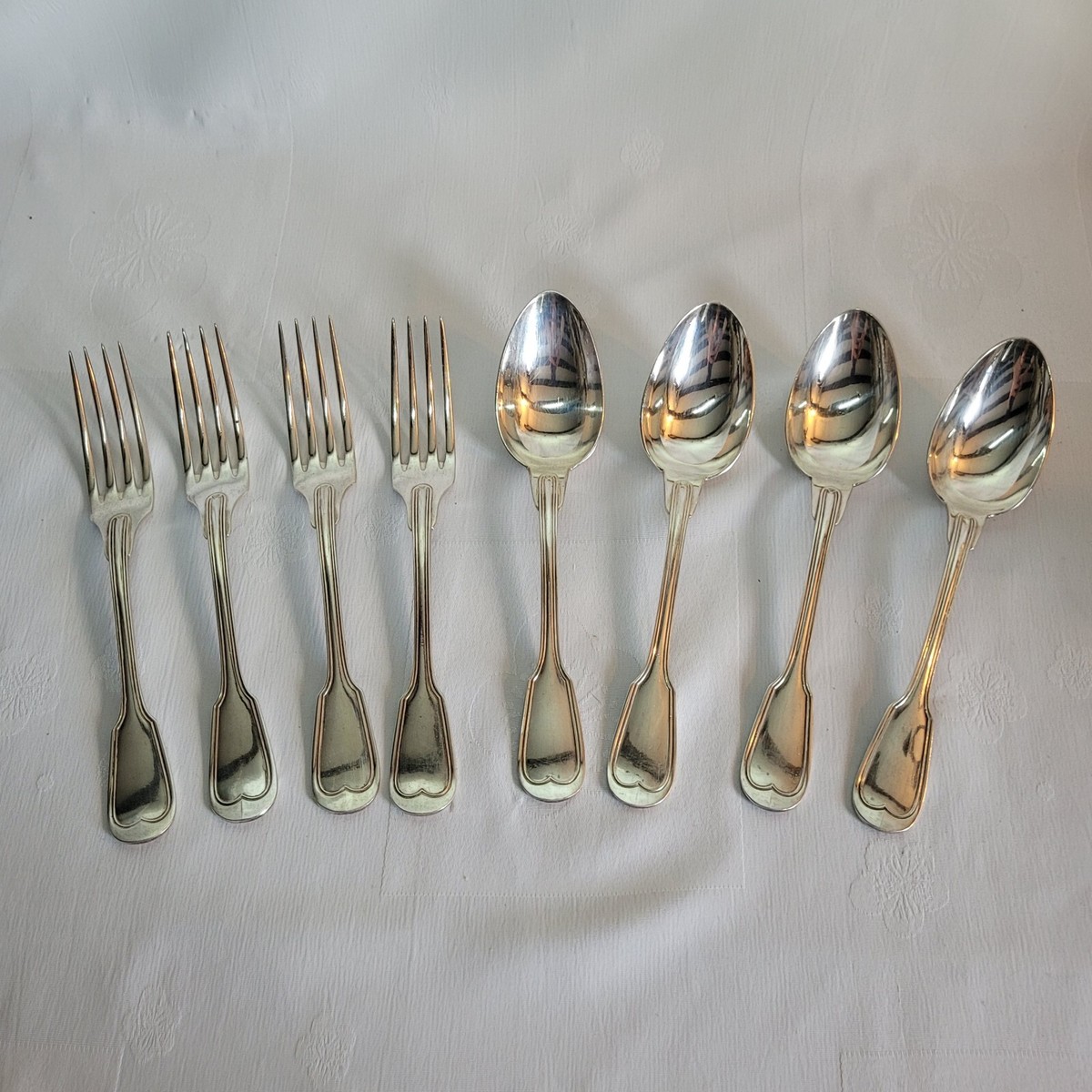 FOURCHETTE CHRISTOFLE MODÈLE POMONE épi de blé Couvert Métal argenté 21