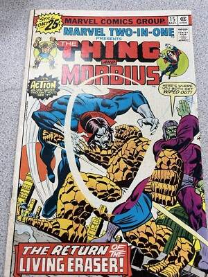 Marvel Two-in-One #15 (Marvel Comics May 1976) VG
