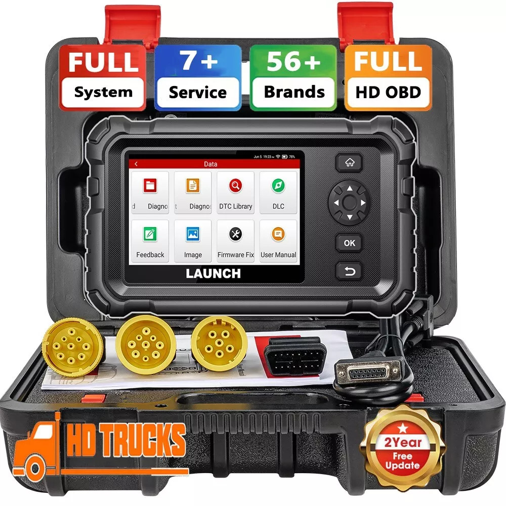 LAUNCH CRP129 HD scanner de diagnostic camion avec 7 fonctions de réinitialisation OBD