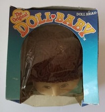 Vintage 1984 The Original Doll Baby Doll Head by Martha Nelson In Original Box