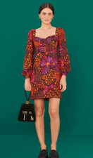 FARM RIO Leopard Hearts Mini Dress Regular price $185 Small
