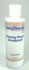 1 Safe n Simple SNS40208 Ostomy Pouch Deodorant ~ Unscented Exp. 2027-2028