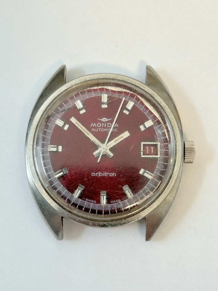 Mondia Orbitron Cal AS 1913 Reloj Piezas Movimiento Equilibrio Horquilla Resorte Puente Foto 3 de 4