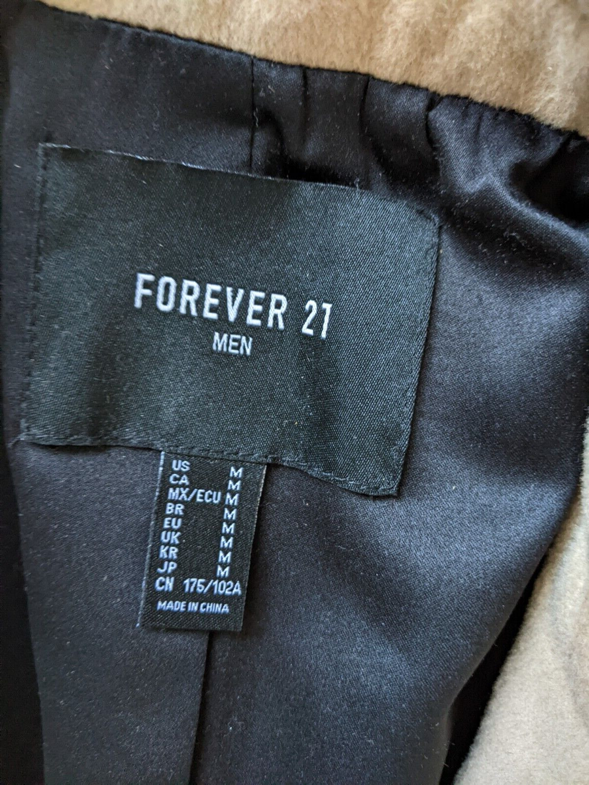 FOREVER 21 MEN MEDIUM LONG WOOLBLEND WINTER FUR T… - image 4