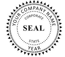 Custom Corporate Seal Shiny Embosser Hand-Held-Corporate Seal Embosser-Office Se