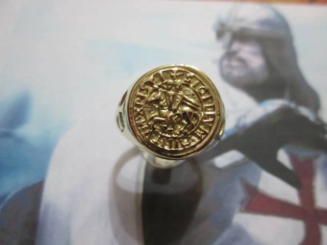 Gold on sale templar ring