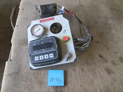 Used Waterous Control Panel w/Pressure Gauge & Relay Box, for Parts, Firefightin