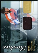 Nick Cousins AU Rookie Card 2015-16 Fleer Showcase Flair Materials Premium #47 