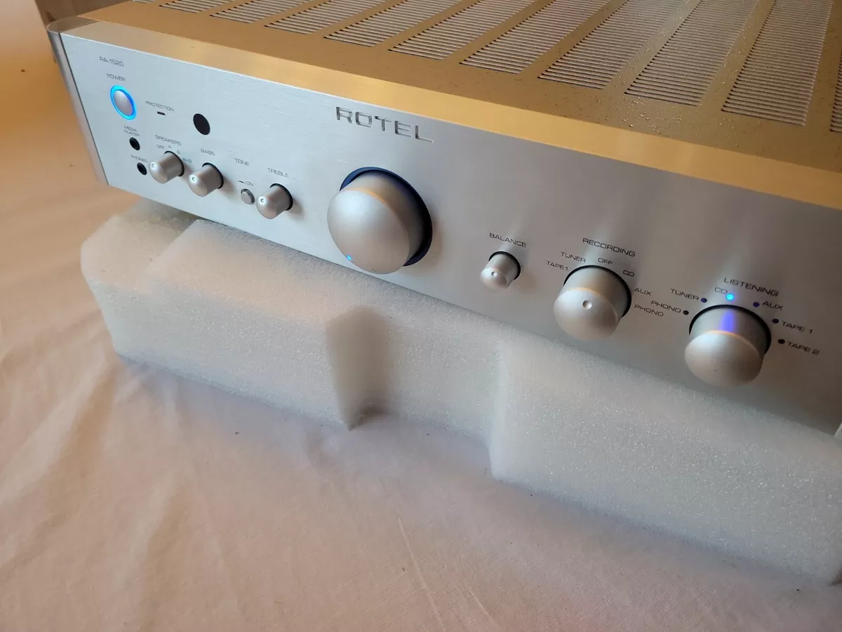 Silver ROTEL RA-1520S Stereo Integrated Amplifier RA-1520 Amp +