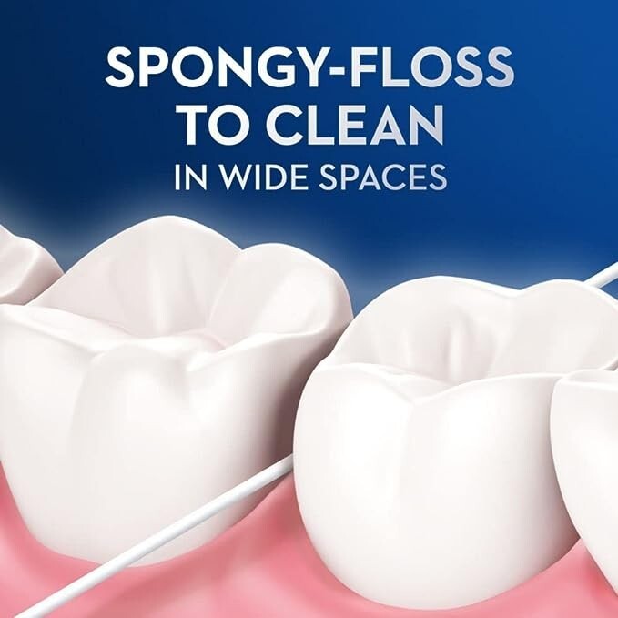 OralB SUPER FLOSS Dental 50 strands Precut braces bridges spaces