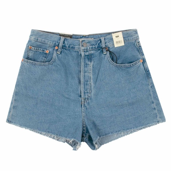 Levi's Damen Ribcage Denim Shorts 778790076 Hellblau / W34 / Jeans, Kurze Hose-image