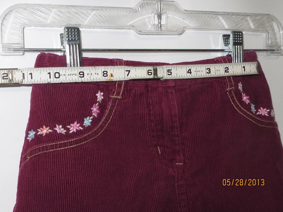 Falda corta Gymboree niña talla 5 Plus pana púrpura Foto 4 de 4