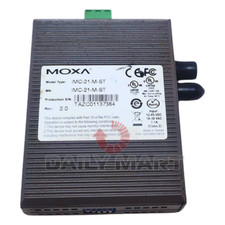New In Box MOXA IMC-21-M-ST Ethernet to Fiber...