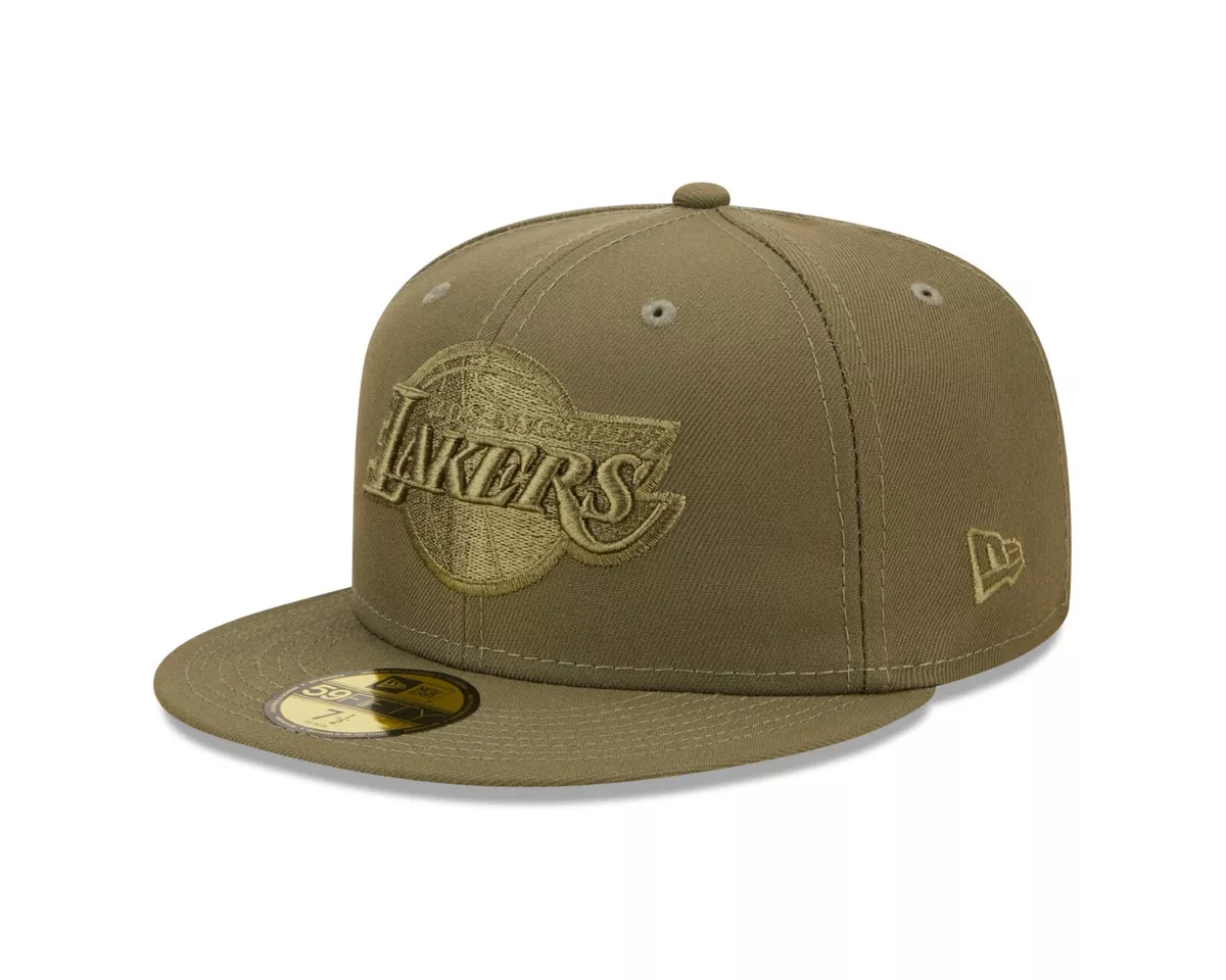 Men's Los Angeles Lakers New Era Black Official Team Color 59FIFTY