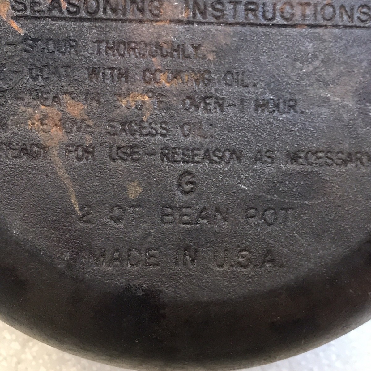 Vintage Wagner's 1891 2qt Bean Pot Ware Cast Iron Dutch Oven Vintage Wagner's 1891 2qt Bean Pot Ware Cast Iron Dutch Oven