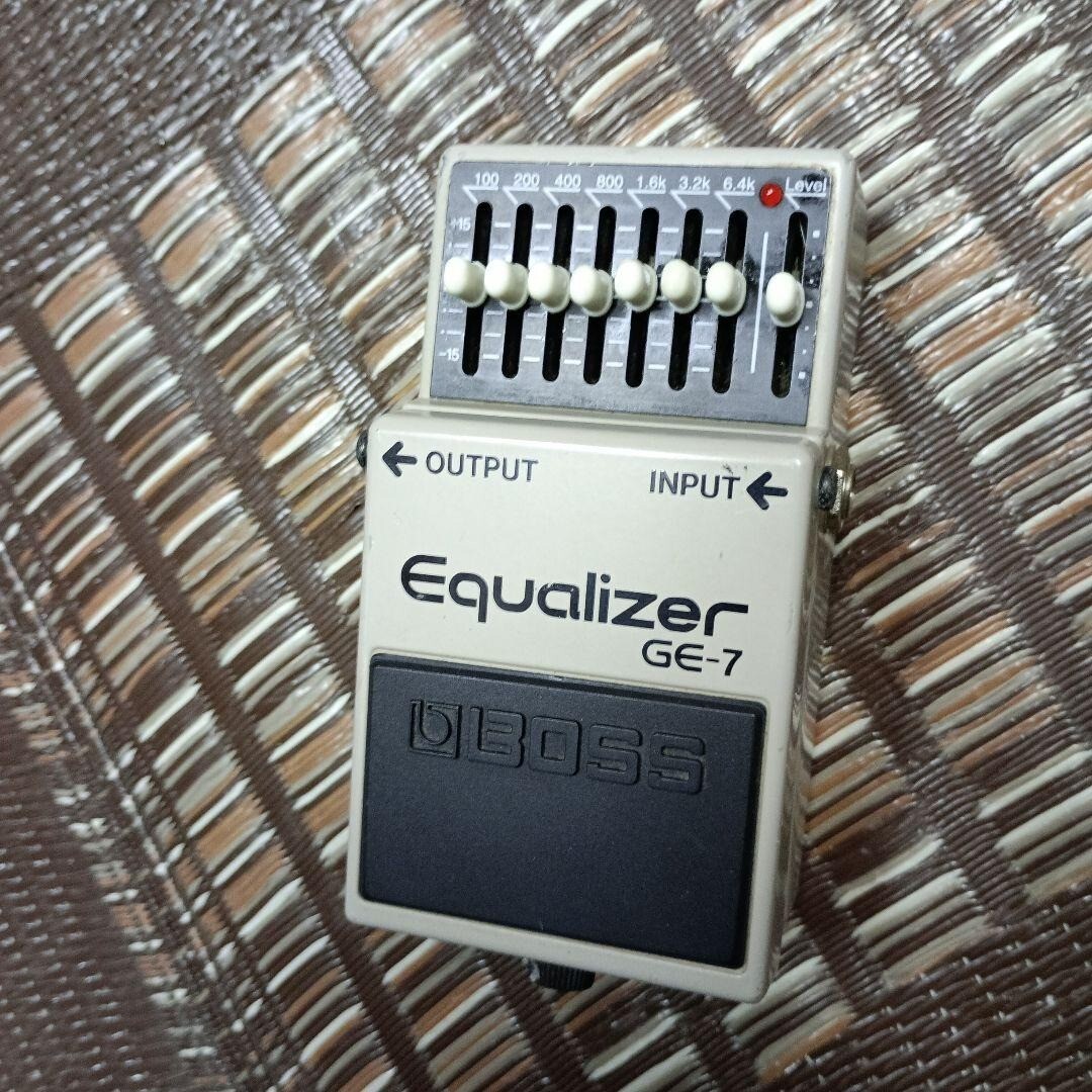 Boss GE-7 Equalizer Guitar Effect Pedal PSA specifications 9V type Test Complete