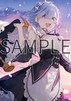 Re:Zero Rem Tomari B2 Double Suede Tapestry 51.4x72.8in