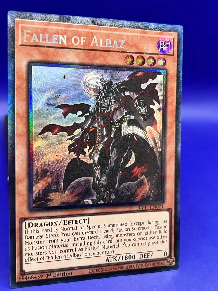 YuGiOh Fallen of Albaz RA01-EN021 1st Ed Prismatic Collectors Rare NM - Image 3 of 4