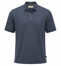 Tommy Bahama Shirt Mens Large Blue Short Sleeve Model Blend Classic Preppy Polo
