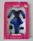 Vintage (1998) Barbie Party Fashion Avenue | Blue Button Cocktail Dress | #18155