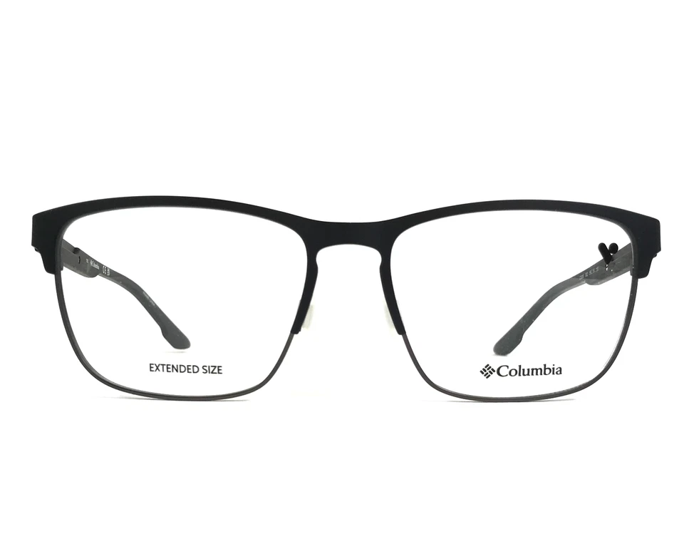 Armações de óculos Columbia C3035 002 cetim fosco preto retangular 59-18-150 - Imagem 2 de 4