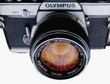 CLA'd Tested Working Olympus OM-2 Near Mint SLR  2 OM ZUIKO Lens: 50mm  200mm