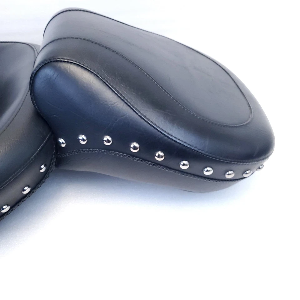 Asiento de motocicleta Mustang Heritage clásico 2up una pieza ancho touring 07-17 de lujo Foto 4 de 4