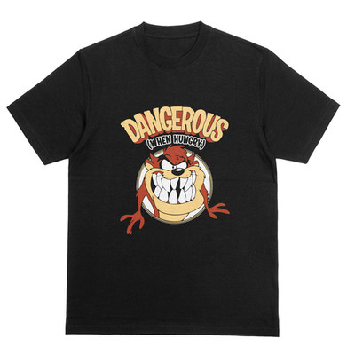 DANGEROUS WHEN HUNGRY T-Shirt | Looney Tunes Tee | Lustiges Tasmanian Devil Top