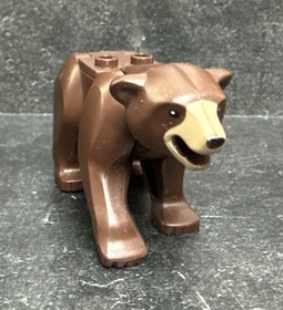 LEGO Brown Bear Minifigure From Set 4438 4440 Animal City Nice Shape