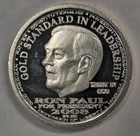 2008 Norfed Ron Paul "Gold Standard in Leadership" 1 Oz .999 Silver Round