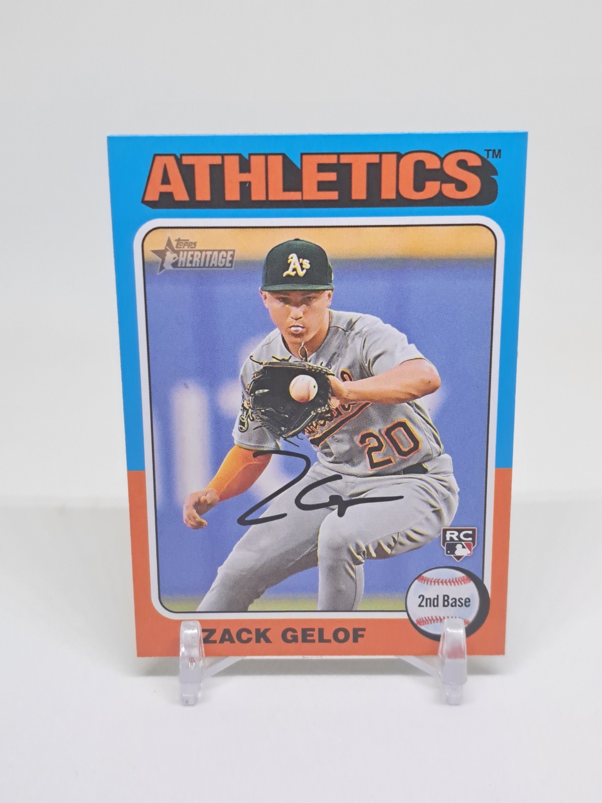 2024 Topps Heritage - Image Variation Zack Gelof #346 (RC) Rookie