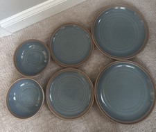 Noritake Madera Spruce 6 Pieces - 2 Dinner Plates, 2 Salad Plates, 2 Bowls