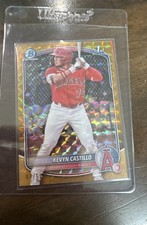 2025 Bowman - Chrome Prospects Kevyn Castillo #BCP-82 Gold Geometric...