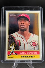 2025 Topps Heritage - Will Benson #336 Chrome Cincinnati Reds 