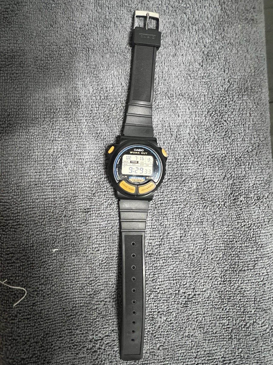 Buy Vintage Casio Jc-10 879 Work out Running Man Calorie Watch