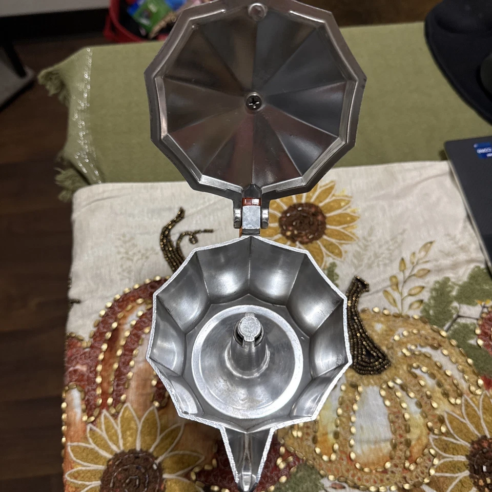 Cafetera/espresso MCM Pezzetti de colección estufa percoladora ámbar lucite Foto 4 de 4